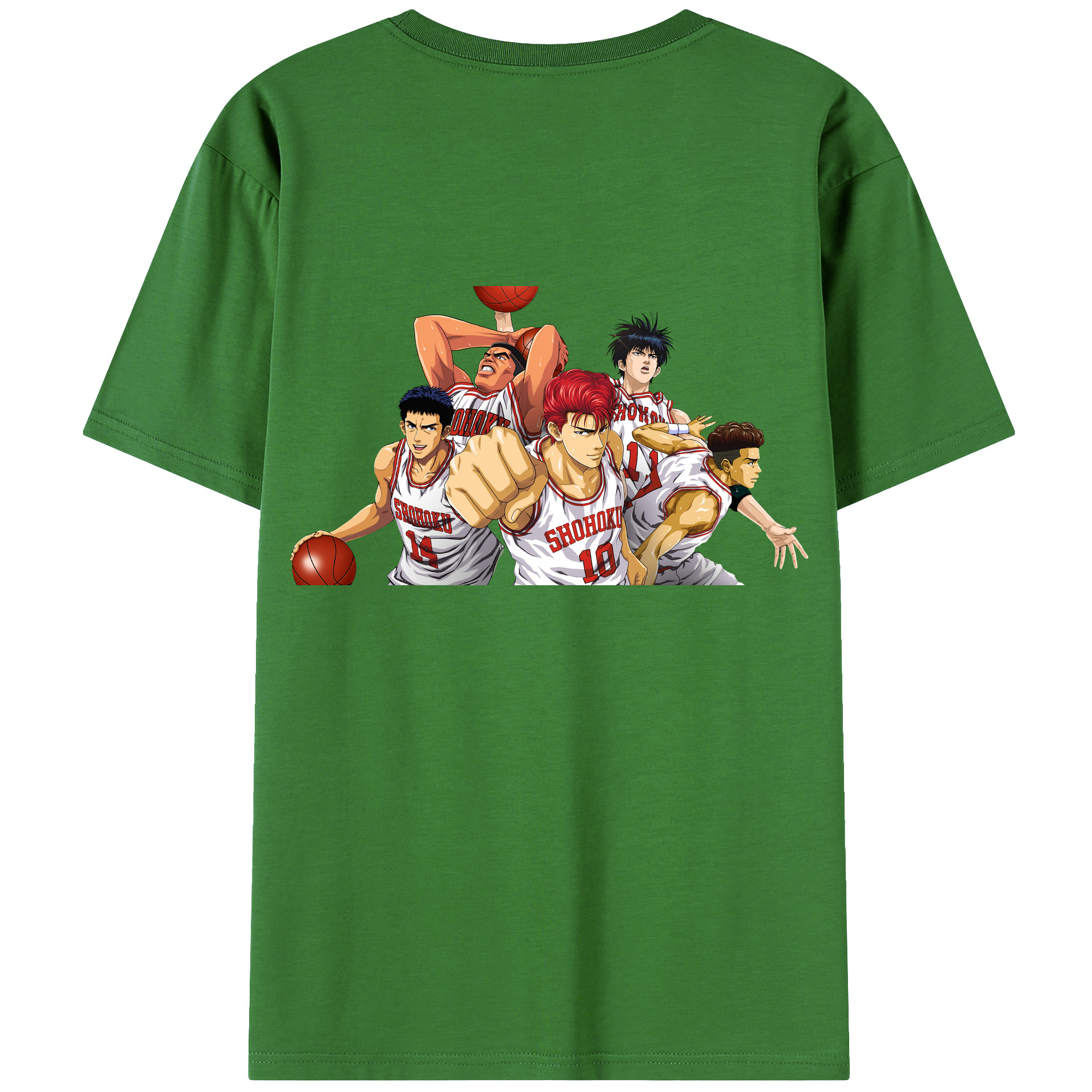 SLAM DUNK／スラムダンク レディース半袖Tシャツ(バックプリント)